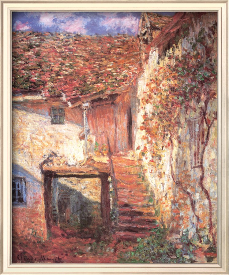 Die Treppe-Claude Monet Painting